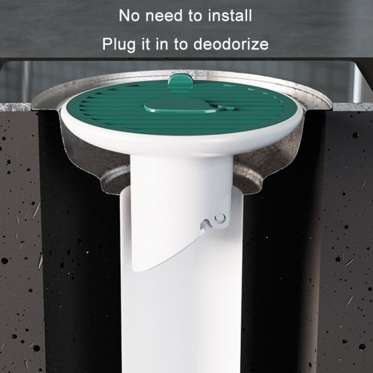 Sewer Deodorant Magnetic Suction Floor Drain Cover, Size: 3.65cm (White)