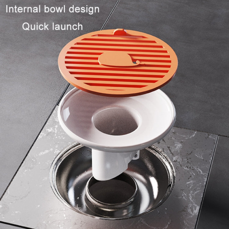 Sewer Deodorant Magnetic Suction Floor Drain Cover, Size: 3.65cm (Green)