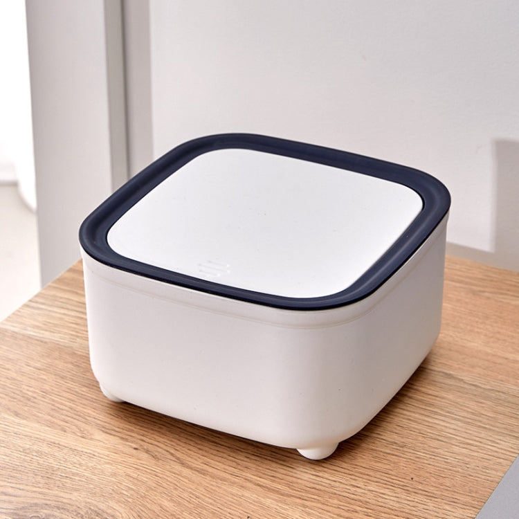 Home Desktop Mini Bomb Lid Trash Can Office Paper Basket