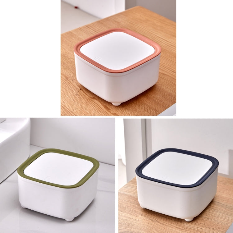 Home Desktop Mini Bomb Lid Trash Can Office Paper Basket