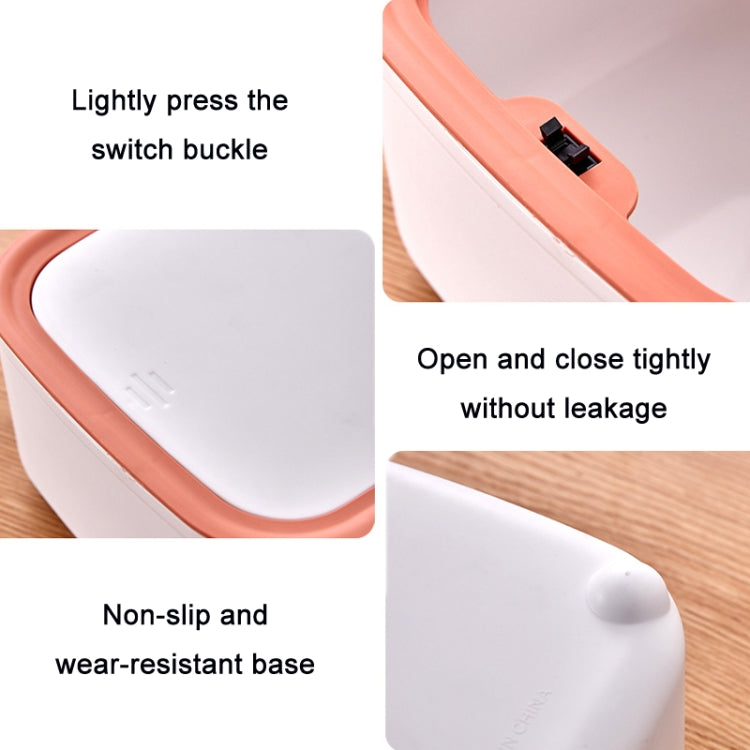 Home Desktop Mini Bomb Lid Trash Can Office Paper Basket