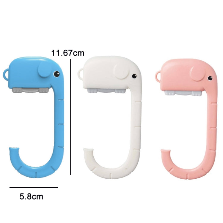3 PCS Office Deskside Portable Removable Bag Hook