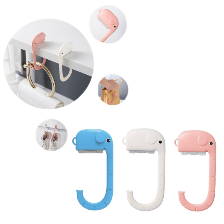 3 PCS Office Deskside Portable Removable Bag Hook