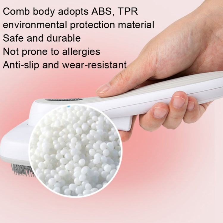 Pet Comb Cat Dog Hair Brush Hair Removal Tool, Style: Steel Needle (Gray)
