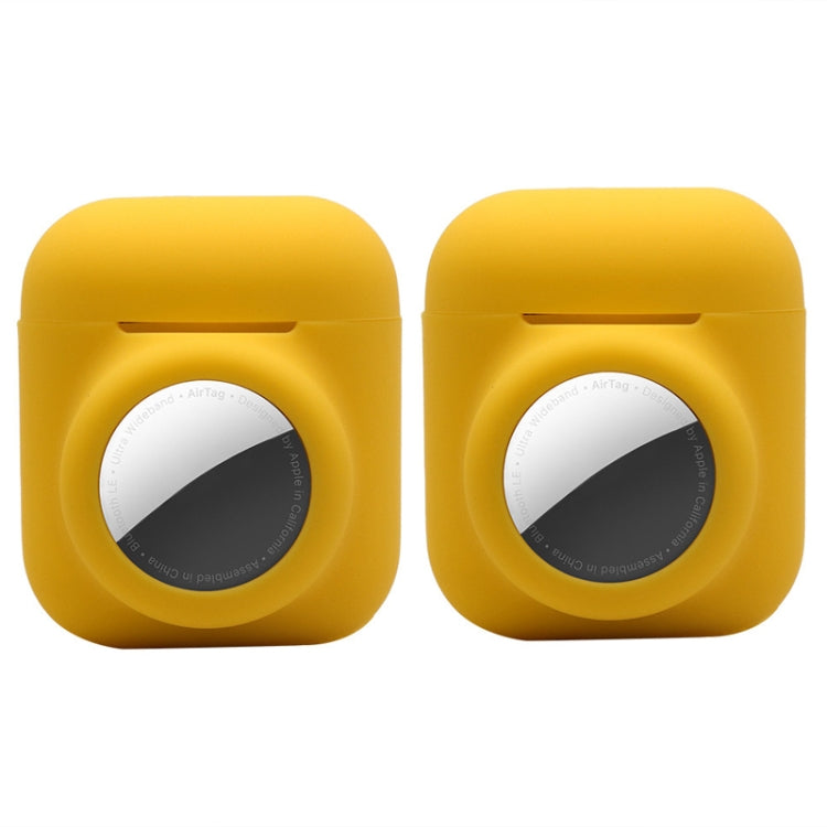 2PCS 2 In 1 Earphone Protective Case Tracker Cover For AirTag / Airpods 2