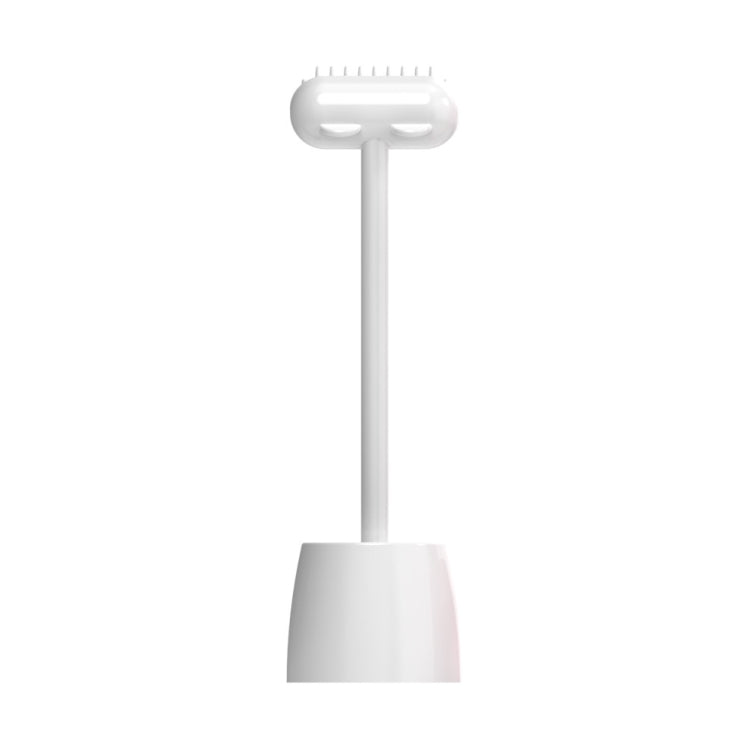 Pet Cat and Dog Supplies Long Handle Comb With Base