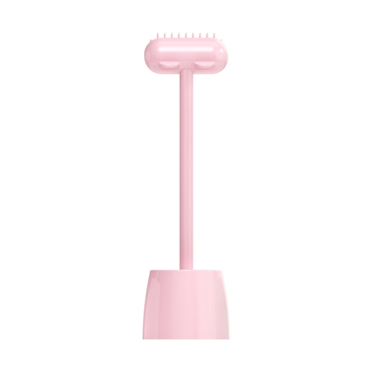 Pet Cat and Dog Supplies Long Handle Comb With Base