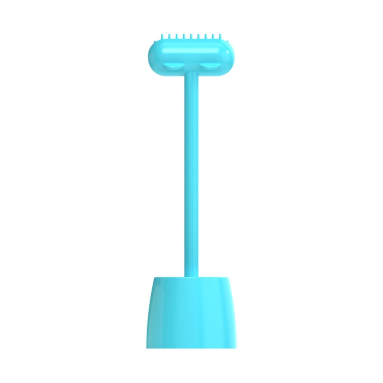Pet Cat and Dog Supplies Long Handle Comb With Base