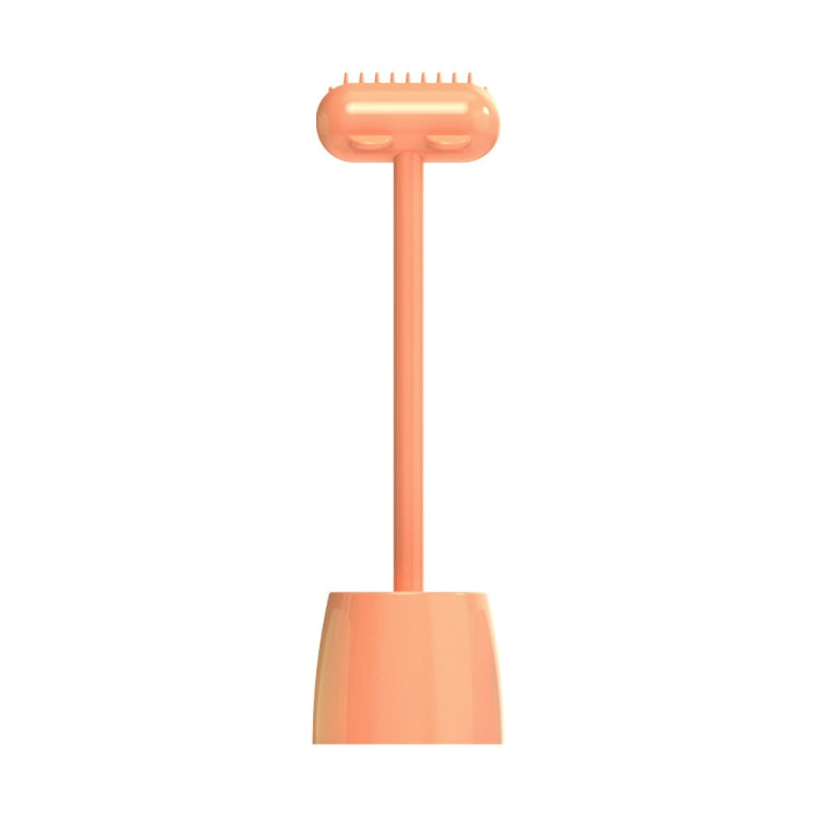 Pet Cat and Dog Supplies Long Handle Comb With Base
