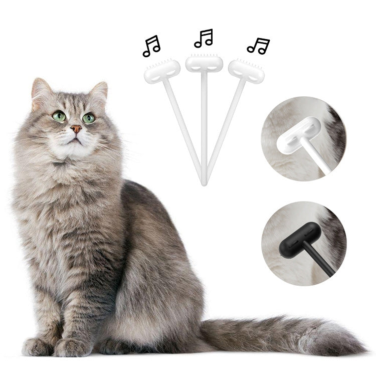 Pet Cat and Dog Supplies Long Handle Comb With Base