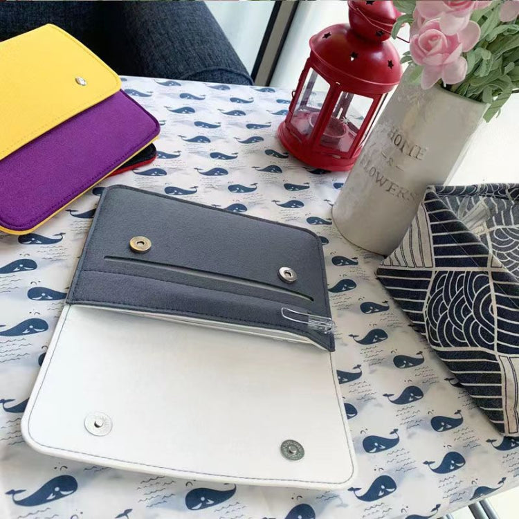 Macaron File Bag Stitching Color Large Capacity Bill File Bag, Specification: A4