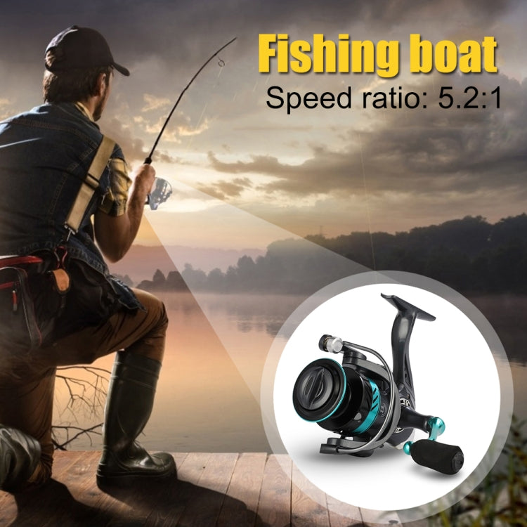 Metal Spinning Wheel CNC Rocker Throwing Rod Fish Wheel, Style: DK2000 (EVA Grip)