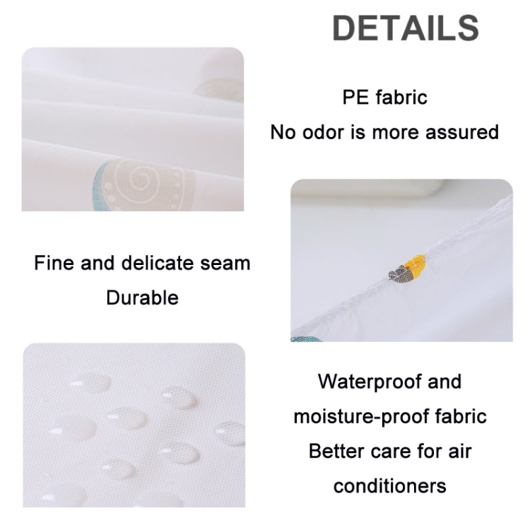 5 PCS Air Conditioner Washable Dust Protection Cover, Size: 95x30x21cm