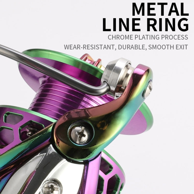 Colorful Metal Fish Line Wheel Long Throw Sea Rod Spinning Wheel, Specification: SK6000