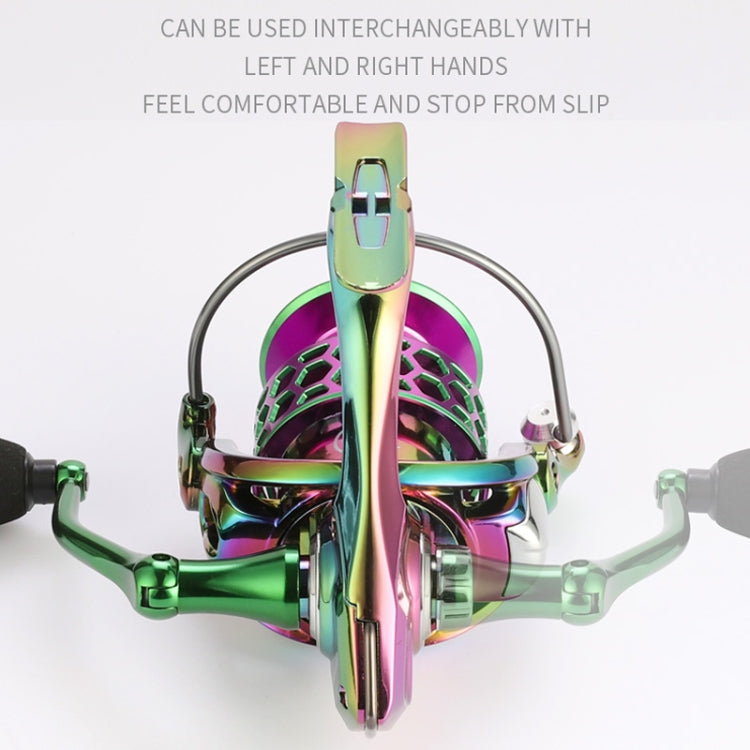 Colorful Metal Fish Line Wheel Long Throw Sea Rod Spinning Wheel, Specification: SK6000
