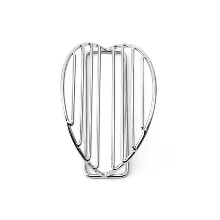 Single Layer 304 Stainless Steel Pancake Rack Crepe Corn Tortilla V-Shaped Stand