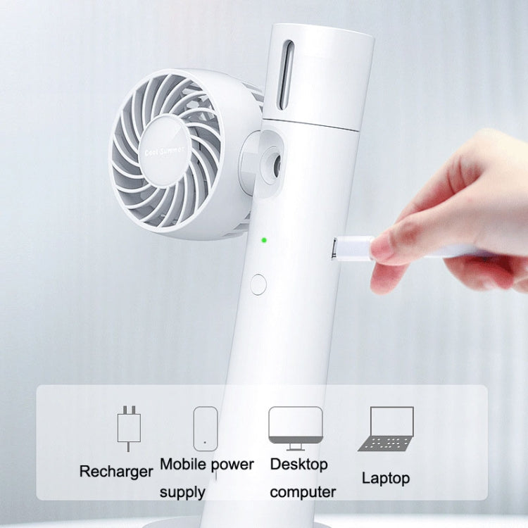 Spray Handheld Hydration Fan Portable USB Mute Desktop Humidifier Fan