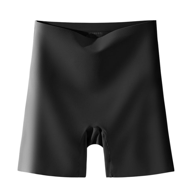 High Waist Seamless Safety Panties Ice Silk Shorts, Size: