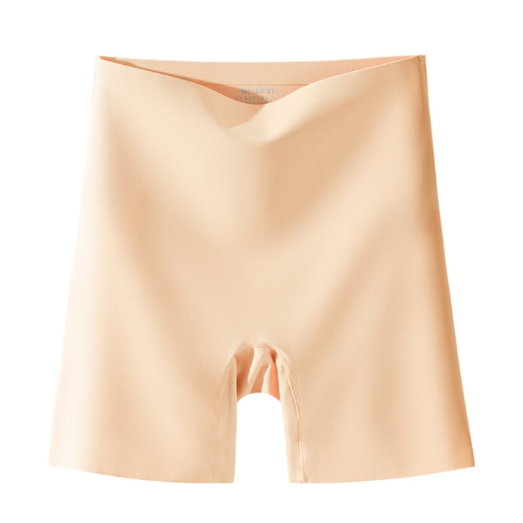 High Waist Seamless Safety Panties Ice Silk Shorts, Size: