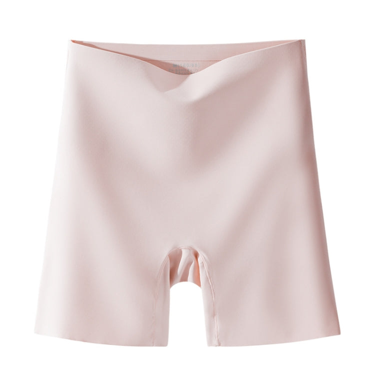 High Waist Seamless Safety Panties Ice Silk Shorts, Size: