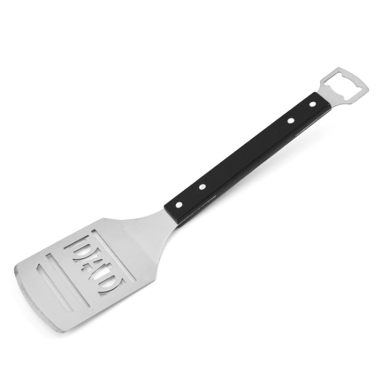 Stainless Steel BBQ Letter Shovel Outdoor Camping BBQ Tools With Bottle Opener Function