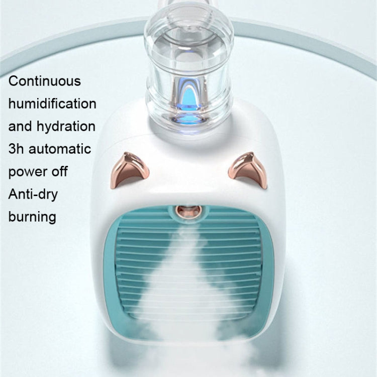 FC-6602 Spray Fan USB Rechargeable Humidification Fan, Battery Capacity: 1200mAh