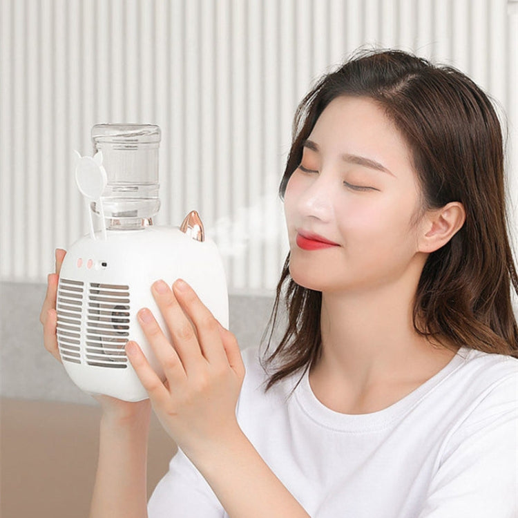 FC-6602 Spray Fan USB Rechargeable Humidification Fan, Battery Capacity: 1200mAh