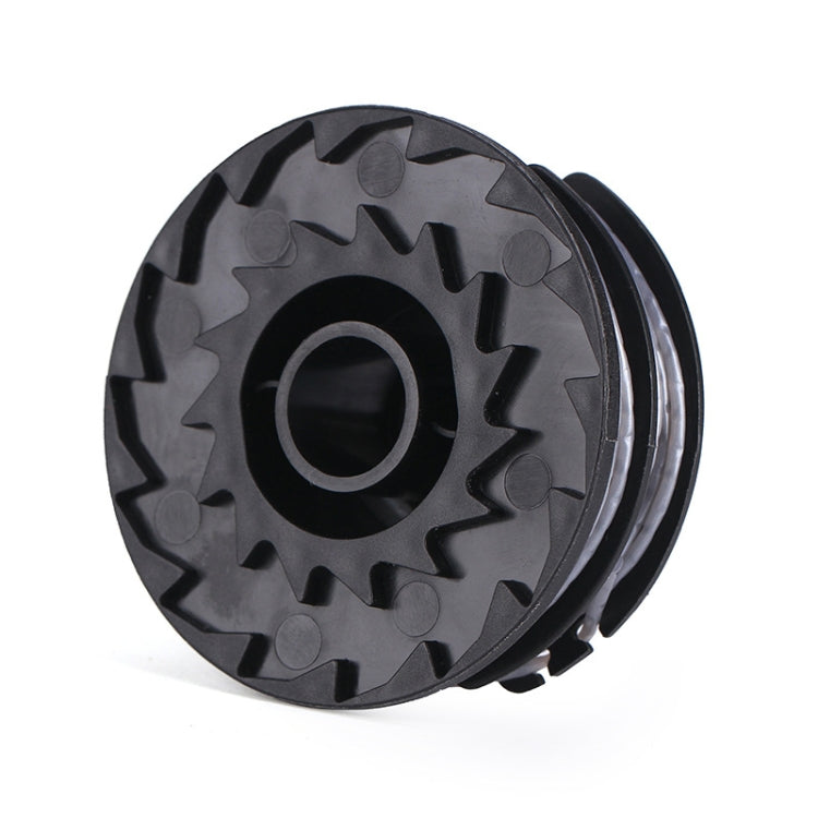 2PCS GK09-2 Lawnmower Nylon Double Layer Mowing Line Playing Rope Spool Replaces Greenworks(Black)