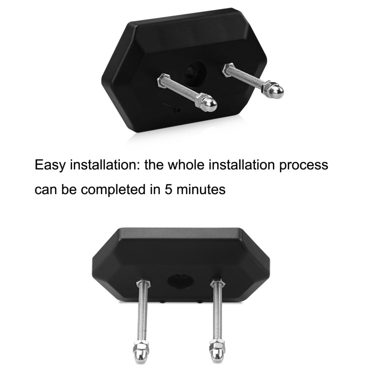 2PCS Wall Mount Skateboard Stand For Skateboard Deck Display and Storage(Black)