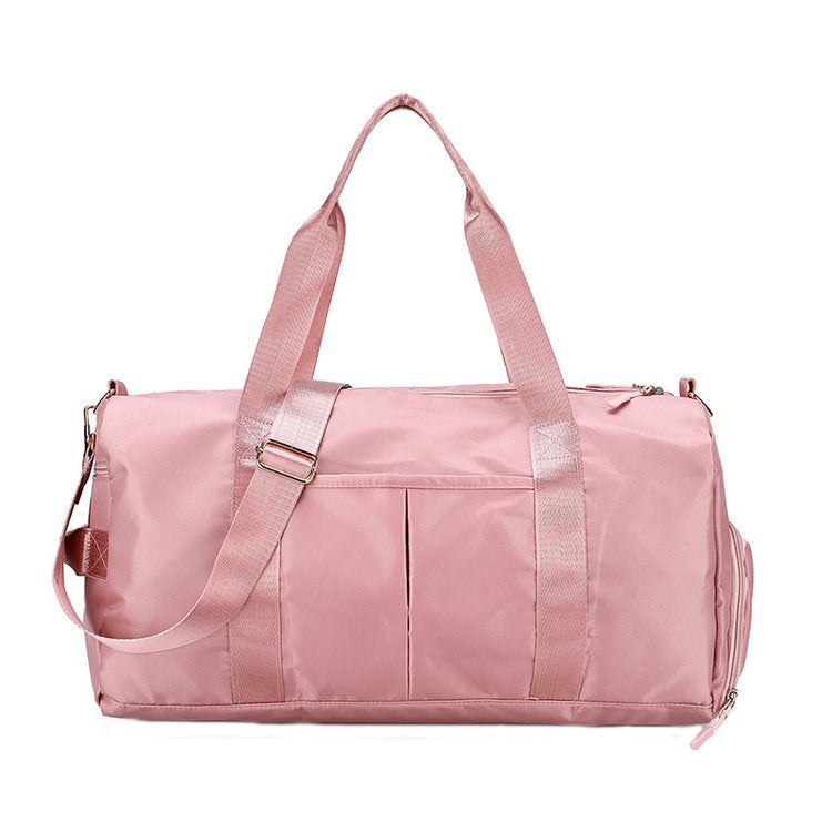 20200 Large Capacity Waterproof Sports Fitness Messenger Bag, Size: S (Pink)