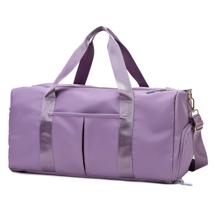 20200 Large Capacity Waterproof Sports Fitness Messenger Bag, Size: S (Light Purple)