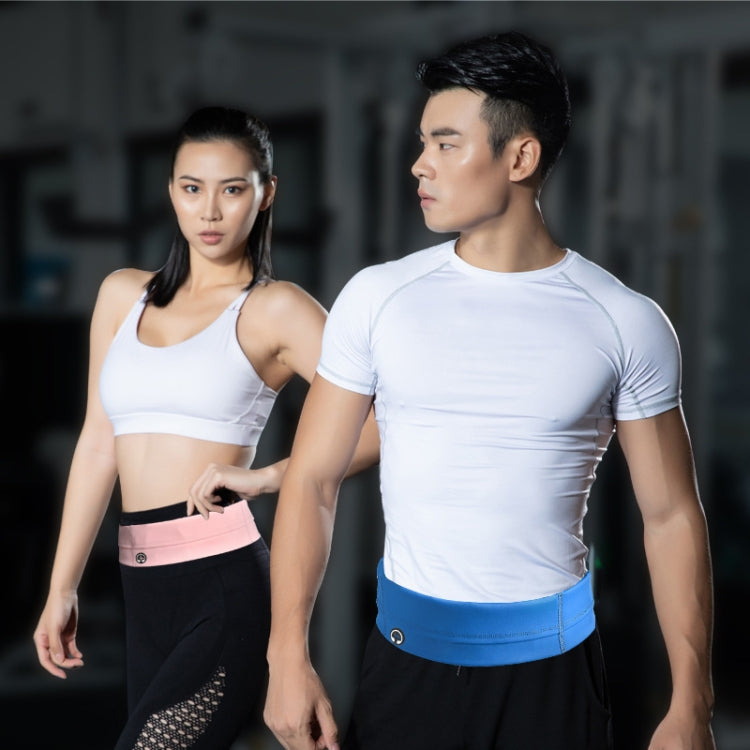 Running Waist Bag Invisible Outdoor Marathon Phone Storage Belt, Color: Black+Kettle