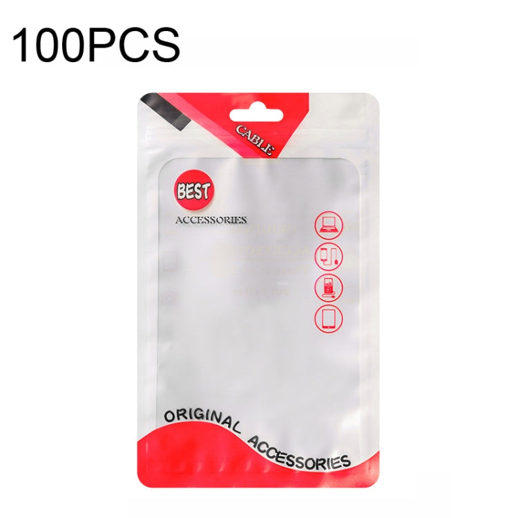 100 PCS  Charging Cable U Disk Universal Color Printing Sealing Pocket