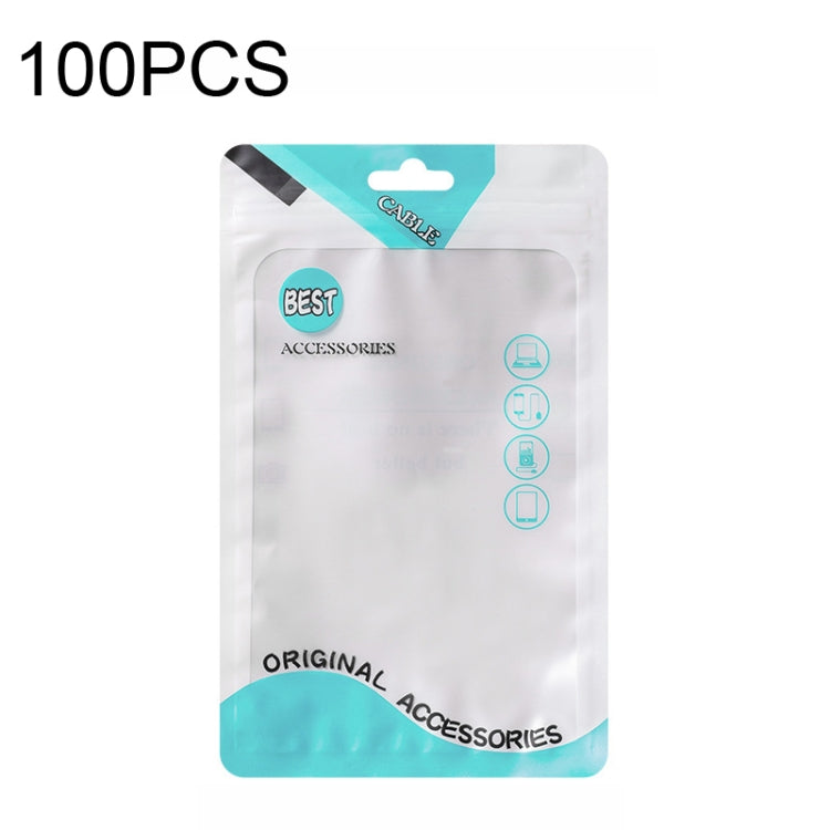 100 PCS  Charging Cable U Disk Universal Color Printing Sealing Pocket