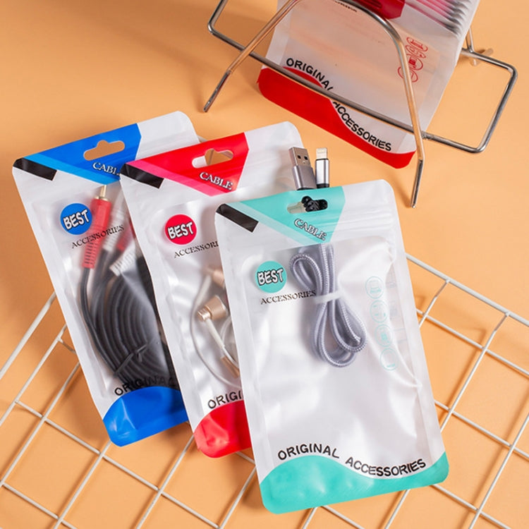 100 PCS  Charging Cable U Disk Universal Color Printing Sealing Pocket