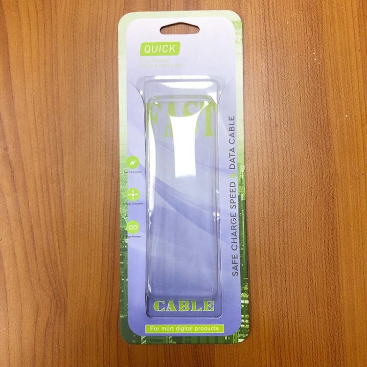 50 PCS Insert Card Packaging Box for Data Cable Earphone Cable