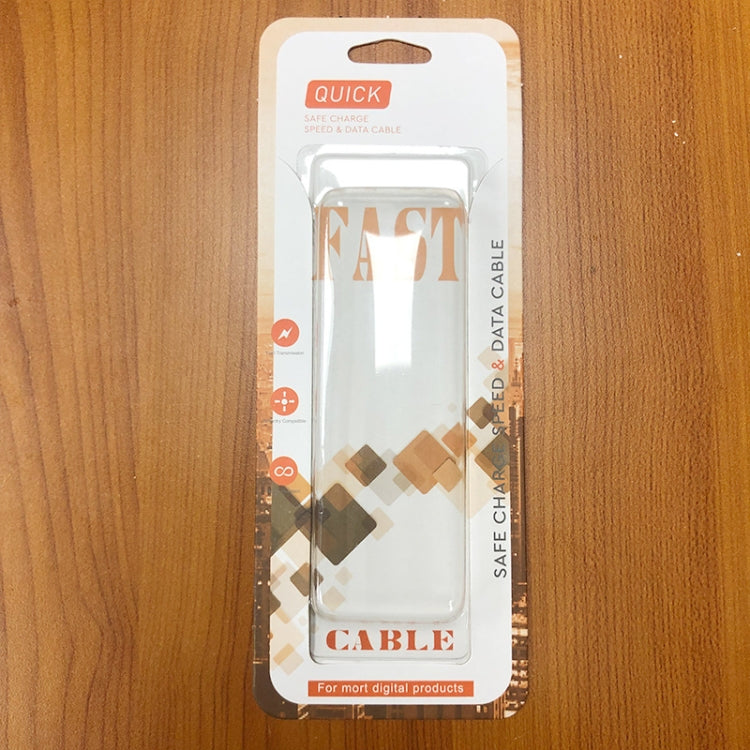 50 PCS Insert Card Packaging Box for Data Cable Earphone Cable