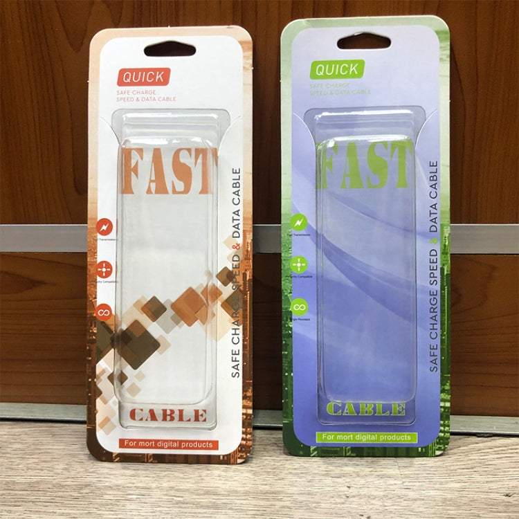 50 PCS Insert Card Packaging Box for Data Cable Earphone Cable