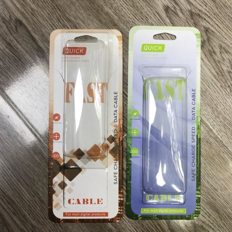 50 PCS Insert Card Packaging Box for Data Cable Earphone Cable