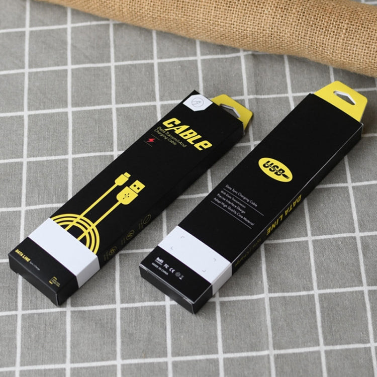50 PCS Data Cable Packaging Carton Mobile Phone Charging Cable Storage Box