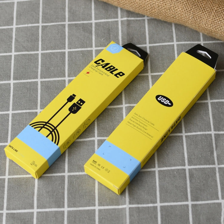 50 PCS Data Cable Packaging Carton Mobile Phone Charging Cable Storage Box