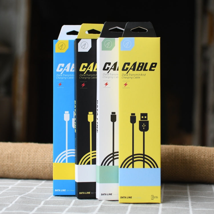 50 PCS Data Cable Packaging Carton Mobile Phone Charging Cable Storage Box