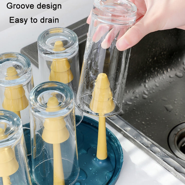 Plastic Tray Upside Down Drain Cup Storage Rack