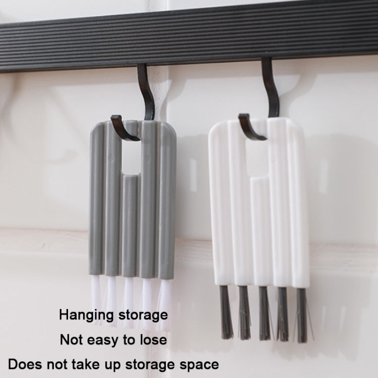 2 PCS Household Multifunctional Bendable Groove Crevice Cleaning Brush