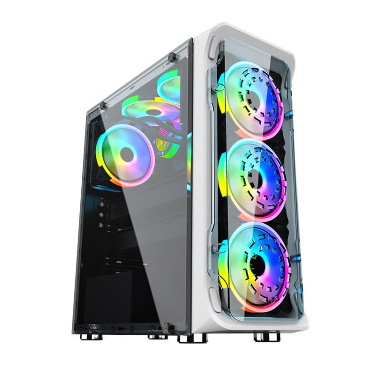 Computer CPU RGB luminous Radiator 2 Fans+Remote Control