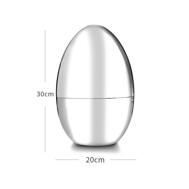 Egg-shaped Western Cutlery Storage Set Party Knife And Fork ABS Golden Egg+Colorful Box