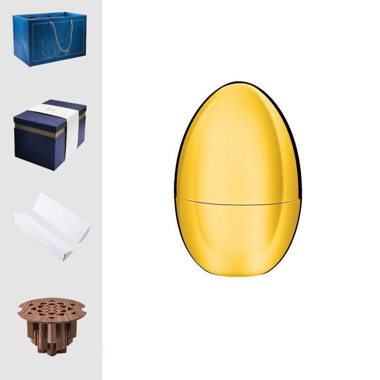 Egg-shaped Western Cutlery Storage Set Party Knife And Fork 304 Golden Egg+Craft Box