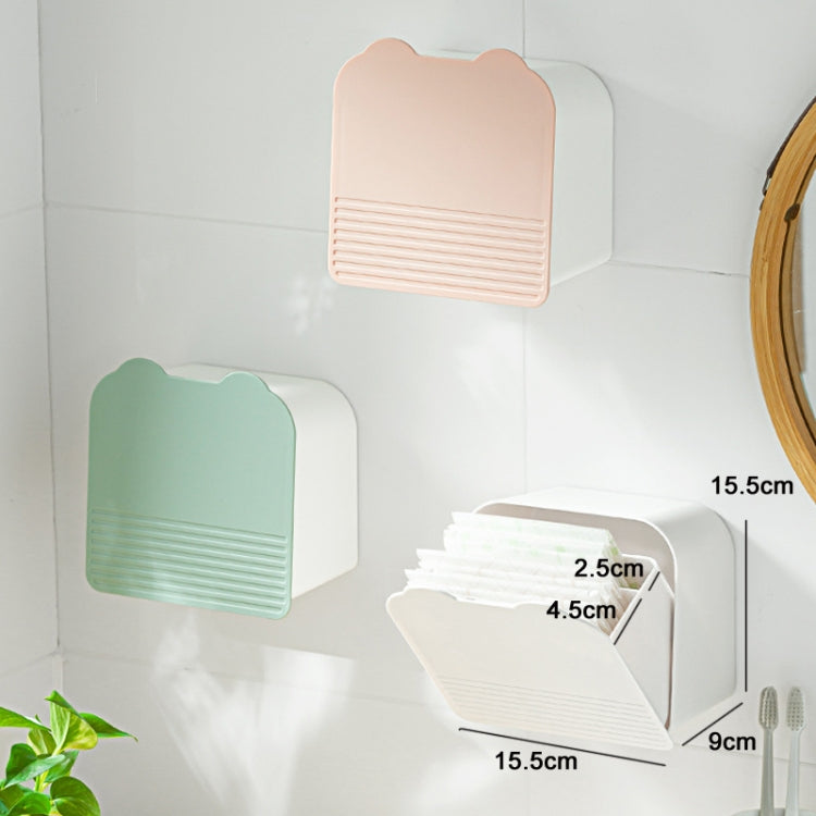 Wall-mounted Sanitary Napkin Makeup Remover Cotton Storage Box