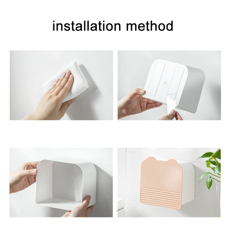 Wall-mounted Sanitary Napkin Makeup Remover Cotton Storage Box