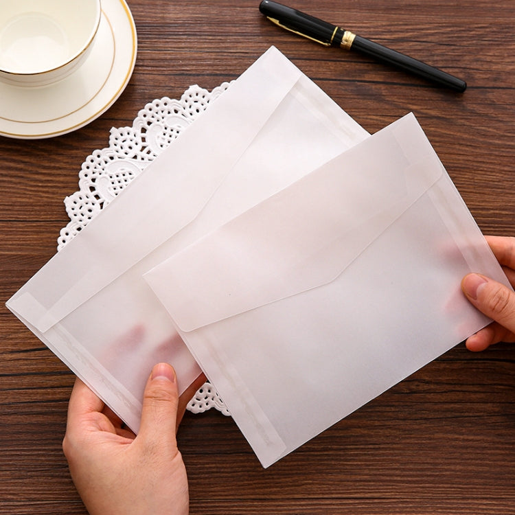 3 PCS Vintage Translucent Lacquer Sulfuric Paper Envelope